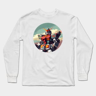 Winged Warriors: Gundam Wing, Mecha Epic, and Anime-Manga Legacy Unleashed Long Sleeve T-Shirt